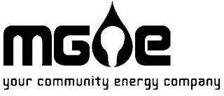 MG E YOUR COMMUNITY ENERGY COMPANY