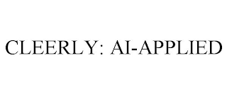 CLEERLY: AI-APPLIED