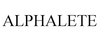 ALPHALETE