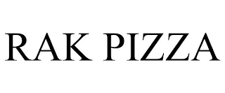 RAK PIZZA