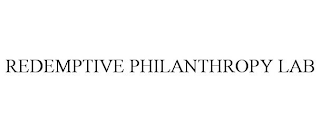 REDEMPTIVE PHILANTHROPY LAB