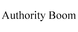 AUTHORITY BOOM