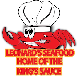 LEONARD'S SEAFOOD HOME OF THE KING'S SAUCE