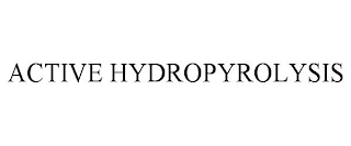 ACTIVE HYDROPYROLYSIS