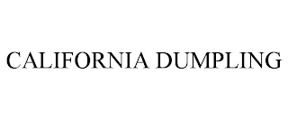 CALIFORNIA DUMPLING