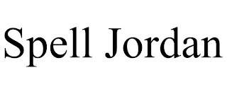 SPELL JORDAN