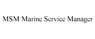 MSM MARINE SERVICE MANAGER