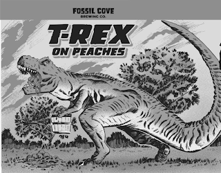 FOSSIL COVE BREWING CO. T-REX ON PEACHES