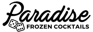 PARADISE FROZEN COCKTAILS