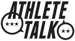 ATHLETE TALK