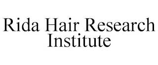 RIDA HAIR RESEARCH INSTITUTE