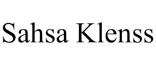 SAHSA KLENSS