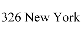 326 NEW YORK