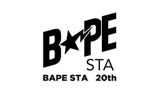 B PE STA BAPE STA 20TH