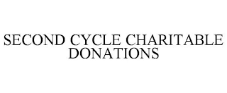 SECOND CYCLE CHARITABLE DONATIONS