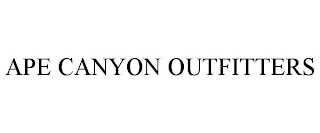 APE CANYON OUTFITTERS