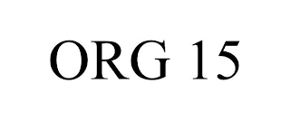 ORG 15