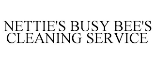 NETTIE'S BUSY BEE'S CLEANING SERVICE
