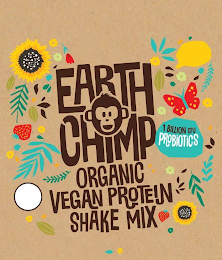 EARTHCHIMP ORGANIC VEGAN PROTEIN SHAKE MIX 1 BILLION CFU PROBIOTICS