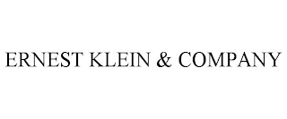 ERNEST KLEIN & COMPANY