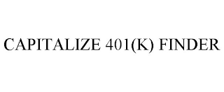 CAPITALIZE 401(K) FINDER