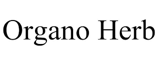 ORGANO HERB