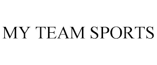 MY TEAM SPORTS