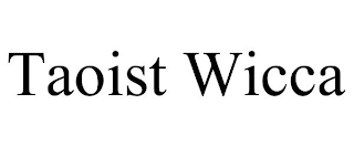 TAOIST WICCA
