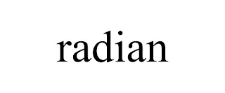 RADIAN