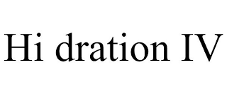 HI DRATION IV