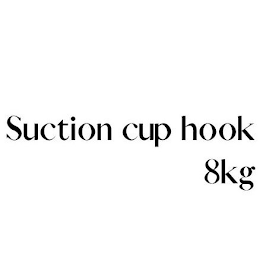 SUCTION CUP HOOK 8KG