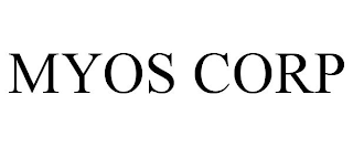 MYOS CORP