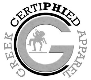 G GREEK CERTIPHIED APPAREL