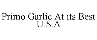 PRIMO GARLIC AT ITS BEST U.S.A