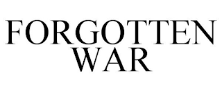 FORGOTTEN WAR