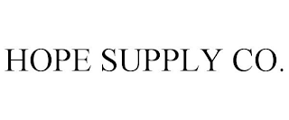 HOPE SUPPLY CO.