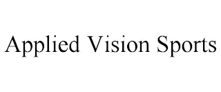 APPLIED VISION SPORTS