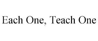 EACH ONE, TEACH ONE