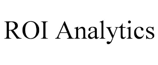 ROI ANALYTICS