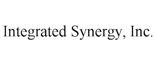INTEGRATED SYNERGY, INC.