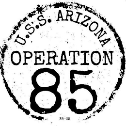 U.S.S. ARIZONA OPERATION 85