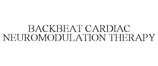 BACKBEAT CARDIAC NEUROMODULATION THERAPY