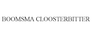 BOOMSMA CLOOSTERBITTER