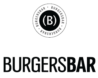 (B) BURGERSBAR · BURGERSBAR · BURGERSBAR · BURGERSBAR