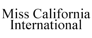 MISS CALIFORNIA INTERNATIONAL