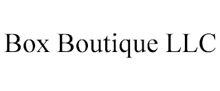 BOX BOUTIQUE LLC