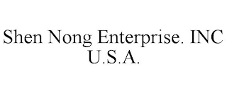 SHEN NONG ENTERPRISE. INC U.S.A.