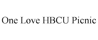 ONE LOVE HBCU PICNIC