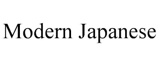 MODERN JAPANESE