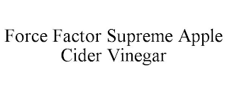 FORCE FACTOR SUPREME APPLE CIDER VINEGAR